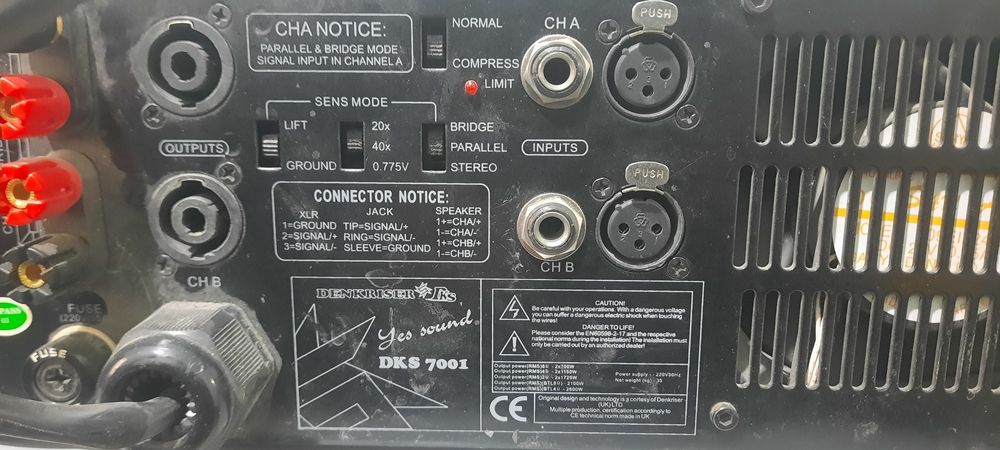 Усилитель  канес  сотилади Тошкент Учтепа 2×1200 ват оригинал аппарат.