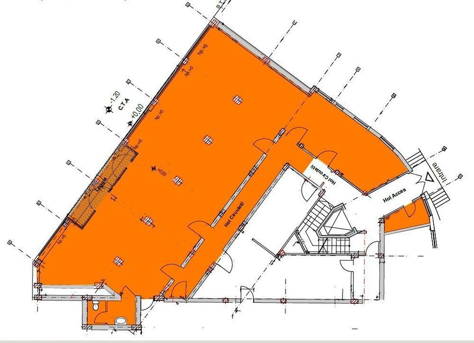 Centru vechi spatiu comercial cu vad 145metrii