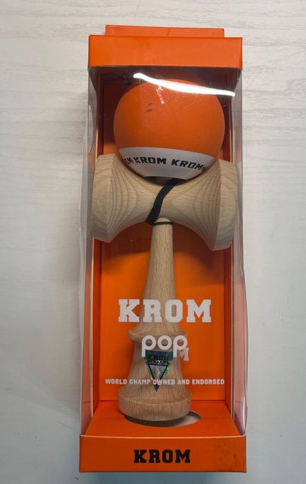 Krom Kendama portocaliu mat