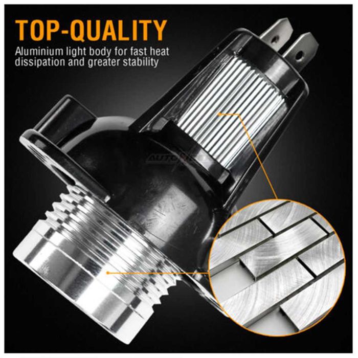 LED крушки Angel Eyes, 12V за BMW Е90 Е91, с Canbus без грешки