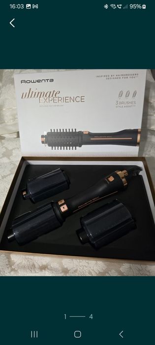 Perie rotativa Rowenta Ultimate Experience,  Superpret!