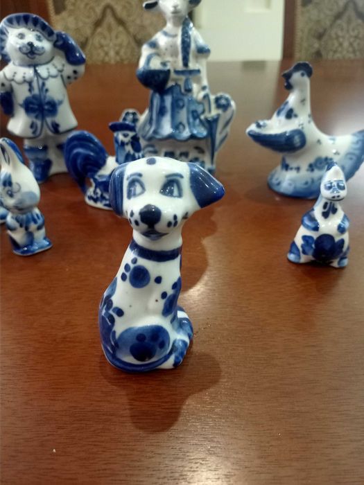 Фигурки разные Гжель