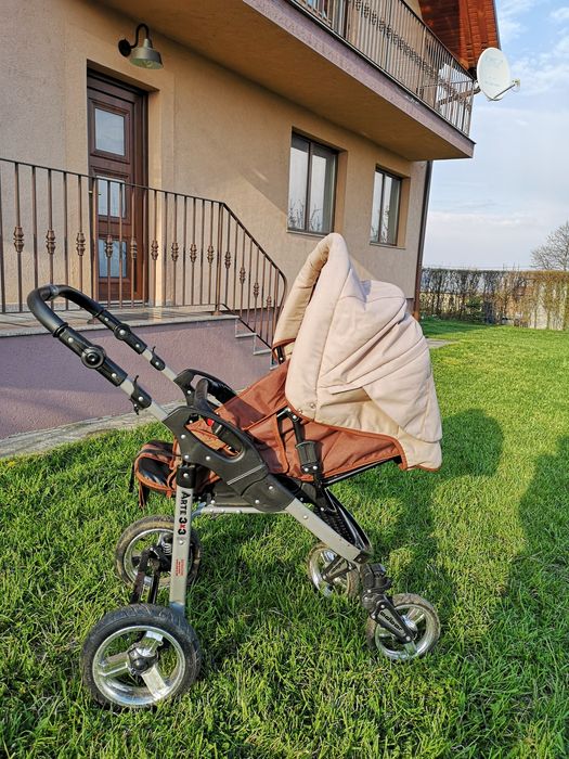 Cărucior copii Adbor Arte 3 in 1 stare bună