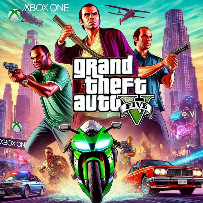 Grand Theft Auto V за Xbox One Series S, X, 4К игра ГТА 5 с GTA Online