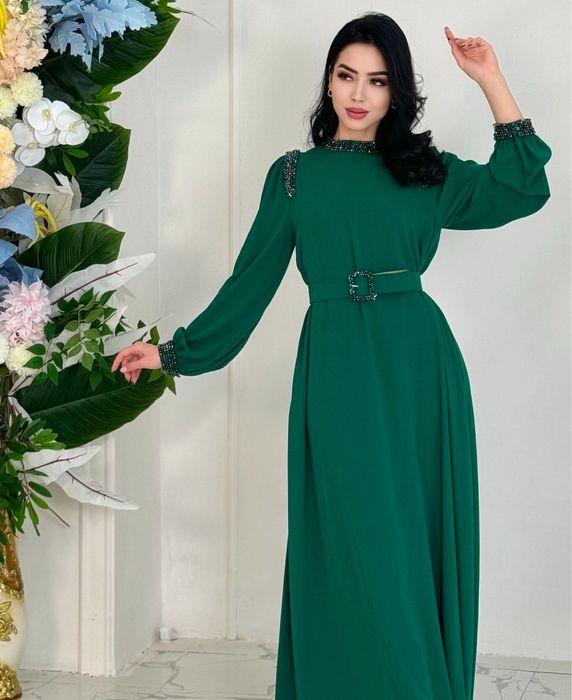 Вечернее платье длинное