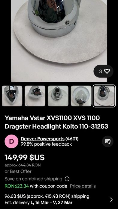 Far yamaha XVS1100 Dragstar