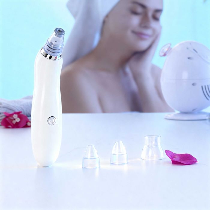Aparat facial curatare puncte negre si impuritati 4 capete interschimb