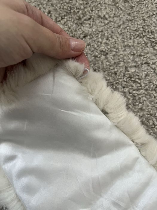 Меховой воротник съемный