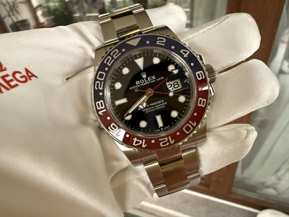 Ceas Rolex GMT master II 126710BLRO PEPSI. Full set 2019, ca nou. Niciodata polisat.
