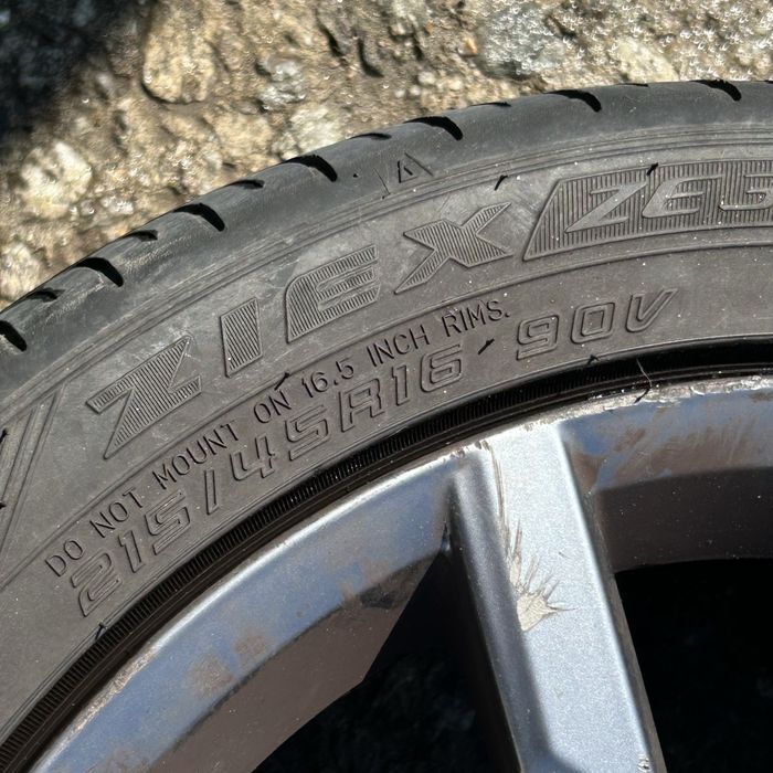 5x100  215/45/16 Vw Audi Skoda Seat