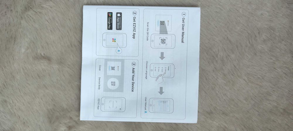 Вътрешна IP камера Ezviz C6N WiFi 2 Mpx FullHD Бебефон Въртяща се Приложение