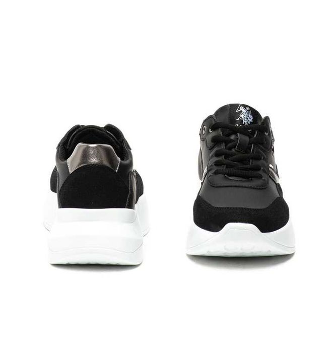 %ПРОМО% POLO® № 40 – Дамски кожени кецове с 5 см задна платформа нови