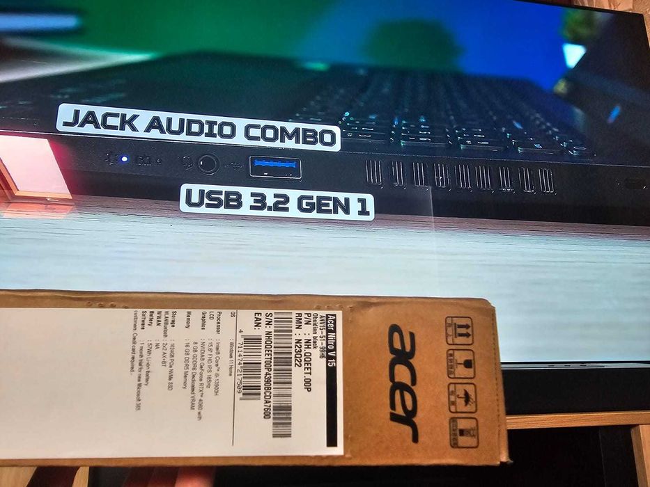 Laptop sigilat Acer Nitro v15 Procesor Intel Core I9 13900h, 1Tera ssd