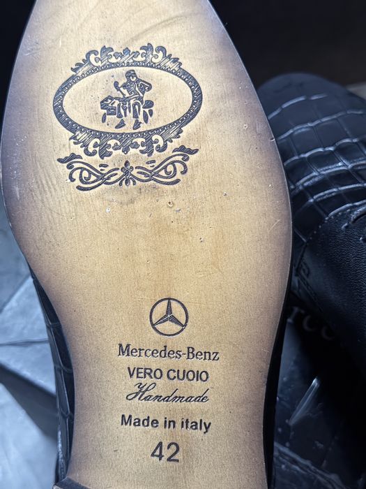 Оригинални обувки Mercedes-Benz от естествена кожа