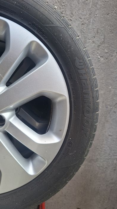 Jante aliaj Dacia Logan 4x100 cu Anvelope Hankook 185/65/15 import Austria