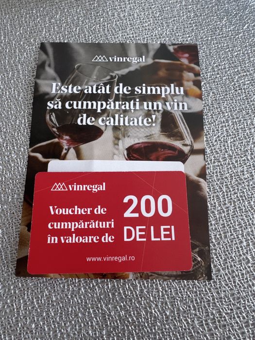 Card Cadou Vinegral