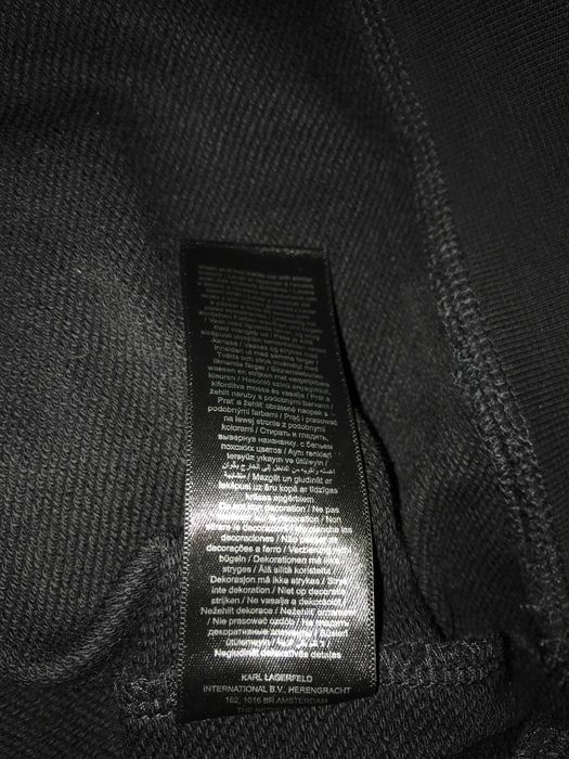 KARL LAGERFELD, оригинална, блуза, черна, размер: XXL