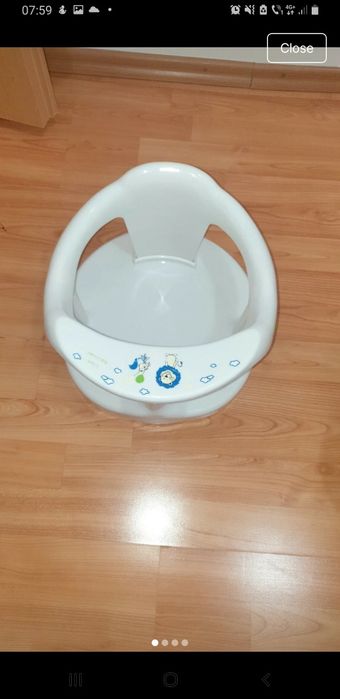 Scaun de baie pentru copii ergonomic cu ventuze