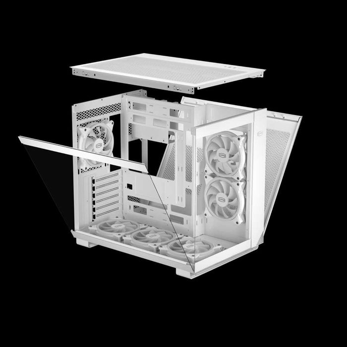 Корпус PCCooler C3T500 ARGB WH ATX/MATX/ITX, White