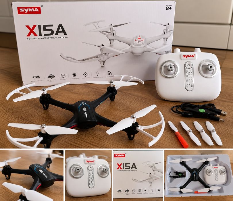 Dronă SYMA X15A – nouă, doar desfăcută – cutie + telecomandă