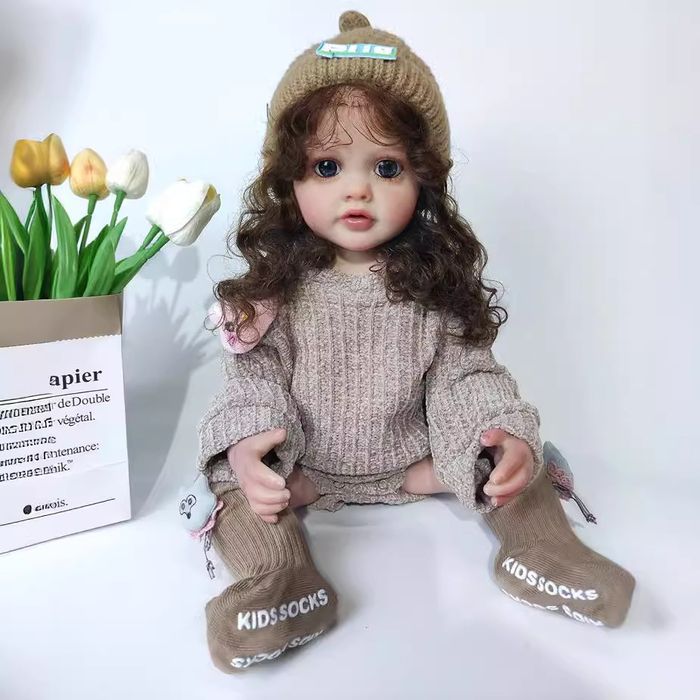 Кукла Реборн кудрявая