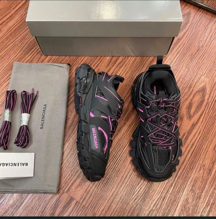 Balenciaga track purple and black