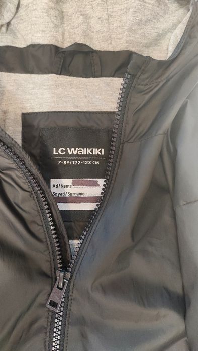 Тънко детско яке: размер 122-128 (7-8год)