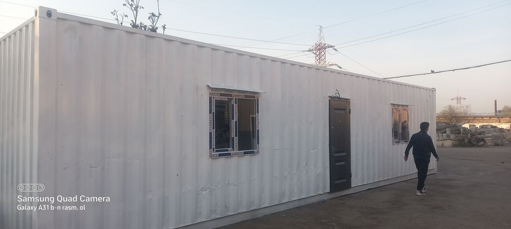 Дача из кантейнер офес душовой туалет