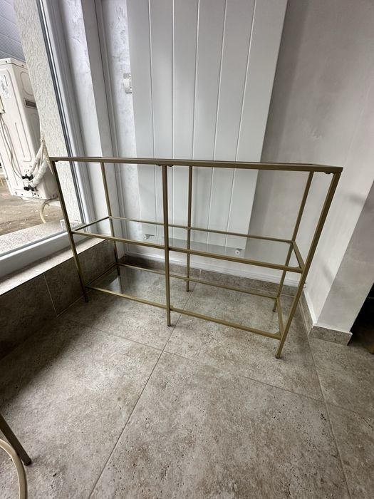 Masa, etajere  sticla mobilier magazin