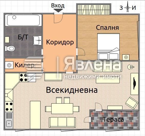 Продава се Двустаен апартамент в Варна, Цветен квартал - 79 кв.м за 2127 €/кв.м - Снимка #7