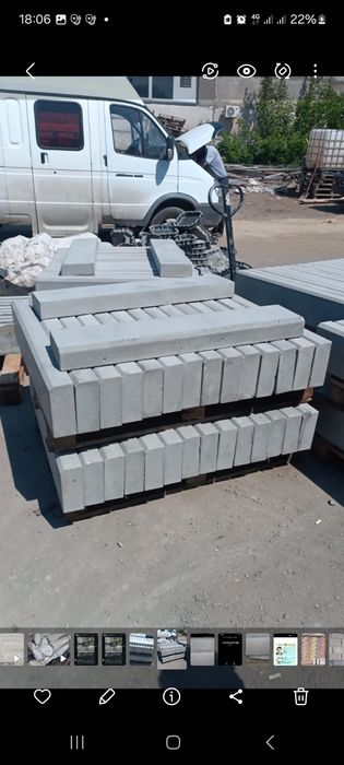 Поребрик, бордюр ,брусчатка