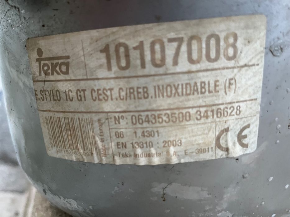 Иноксова мивка Тека + смесител