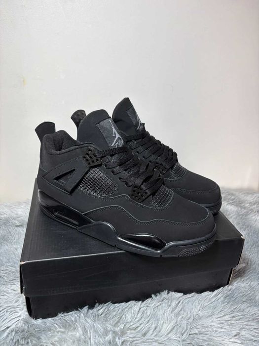 %REDUCERE% NIKE Air Jordan 4 Black Cat Ediție Limtată-Verificare Colet