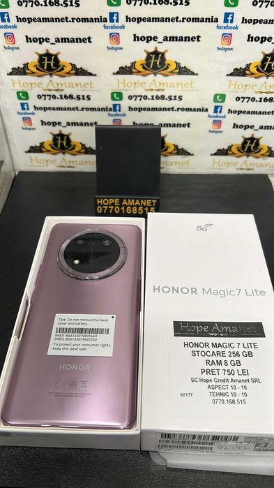 Hope Amanet P3 Honor Magic 7 Lite 256 GB /8 GB