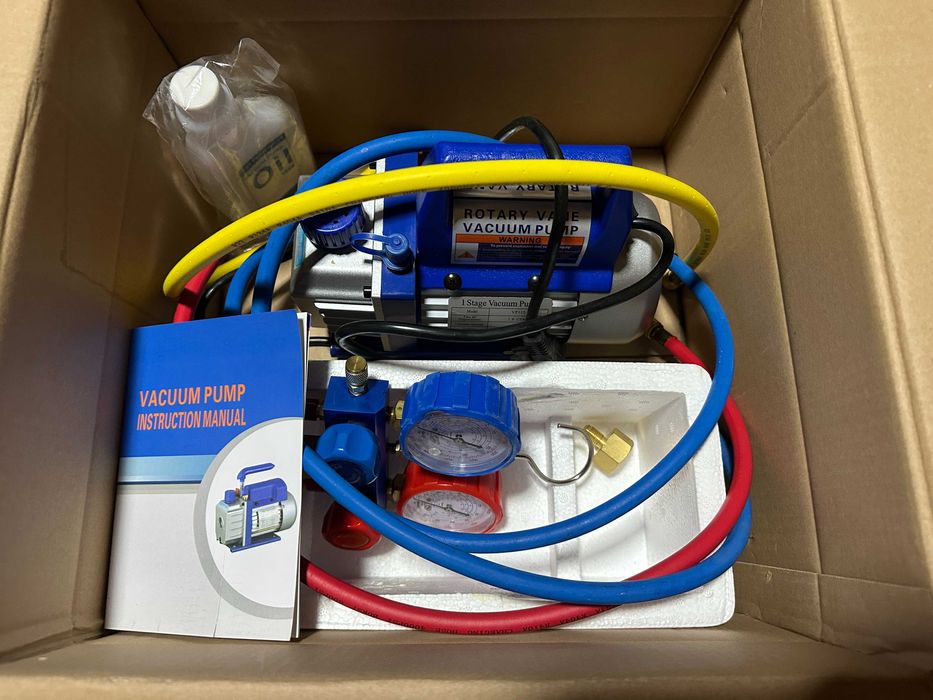 Pompa de vid aer conditionat , cu set de manometru freon
