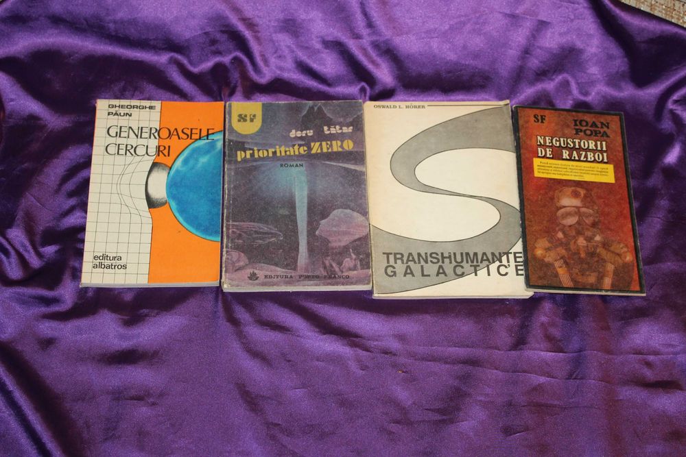 20 carti sf  science fiction Camil Baciu Victor Kernbach George Anania Romulus Barbulescu Rodica Bretin Dan Merisca Revolta in labirint Marian Coman
