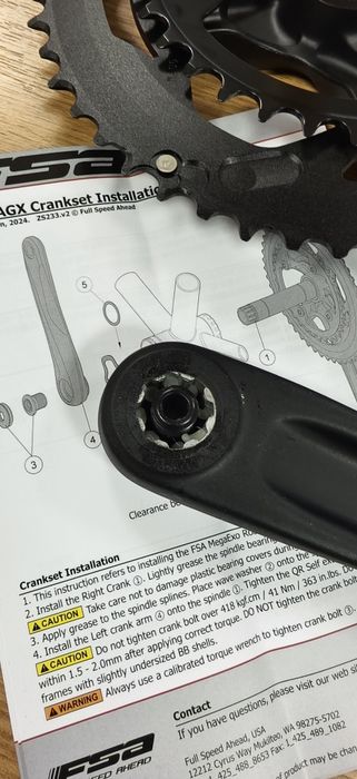 Курбели FSA Chainset Omega ME 34x50 170,172.5,175 мм НОВИ