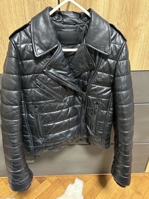 Дамско яке естествена кожа Alexander Wang & H&M