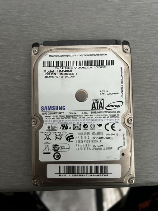HardDisk 500gb Samsung
