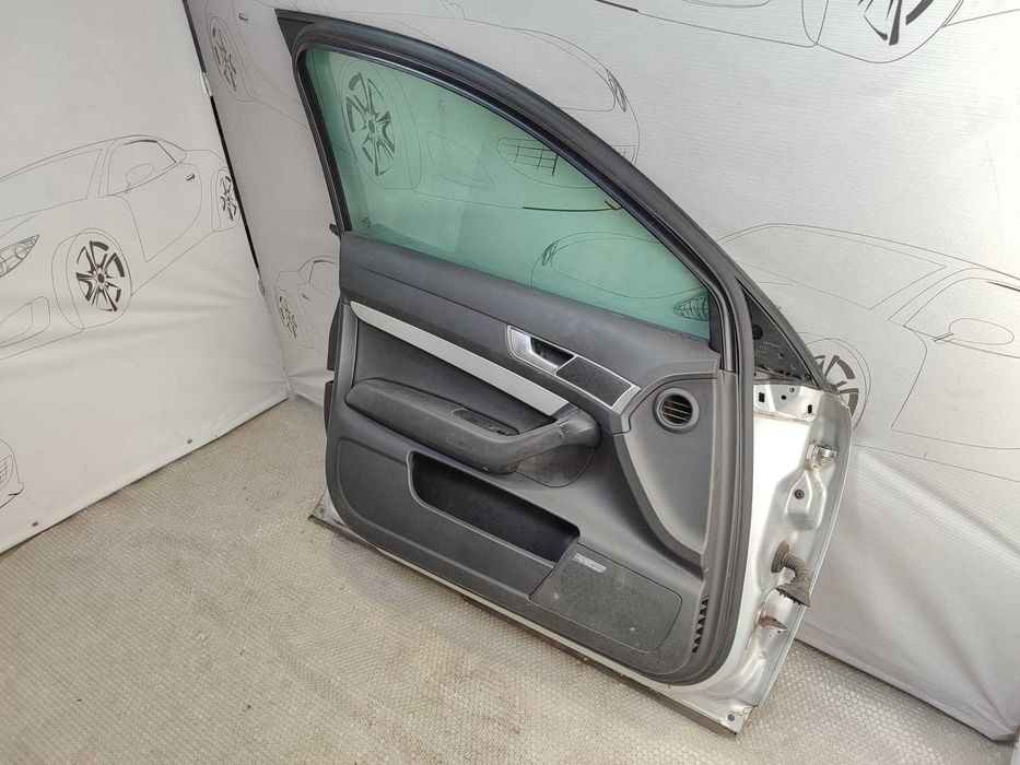 Ușă Față Stânga Audi A6 S6 C6 4F Sedan Gri Cod Culoare 5B / Y7W 2007 / [2004-2011] / 4F0831051F (3B)