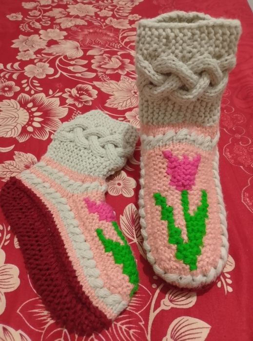 Следки-носки вязанные