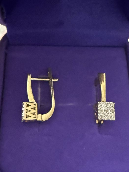 Бриллиантовые серьги