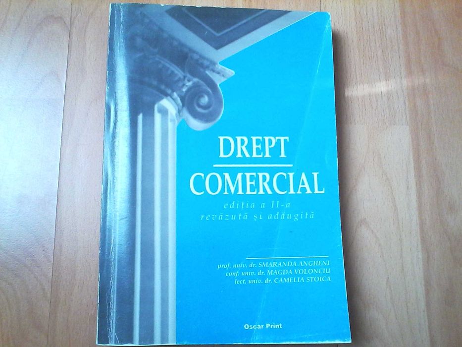 Vând carte Drept Comercial