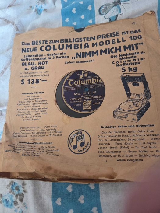 Placa cu zavaidoc rar anii 30 stare excelenta