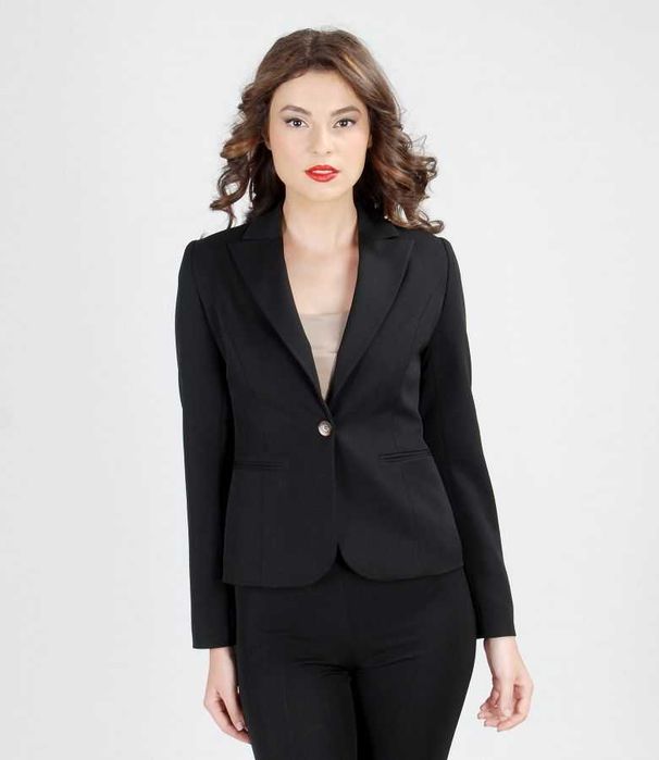 Sacou Yokko office, nou, marimea 36, din stofa elastica