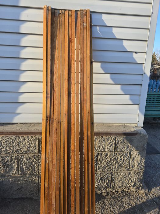 Рейки б/у лакированные