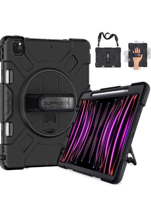 iPad Pro 12.9+Apple Pencil+Чехол Supfives+защитная пленка