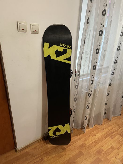 Placa snowboard 157 cm k2 cu legaturi nitro