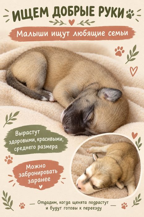 ЩЕНКИ разного окраса