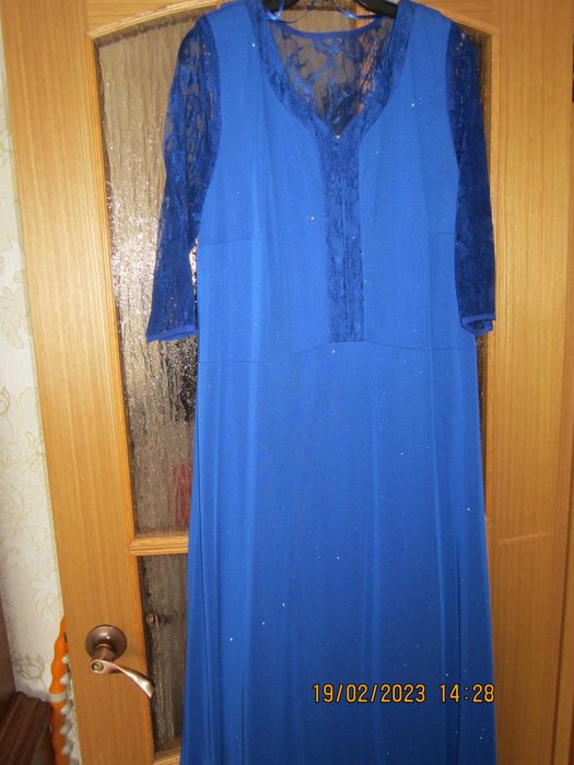 Платье вечернее синее